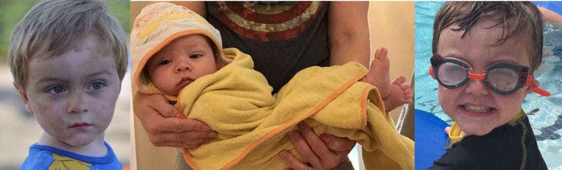 On bathing (sometimes...) It's too hard to do too often For Kids