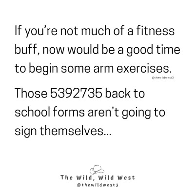 back to school tip to work out arms