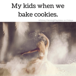 Holiday hangover baking with kids