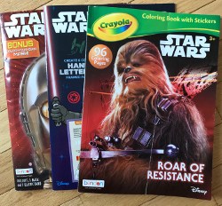 Star Wars Party Favors - star wars coloring books