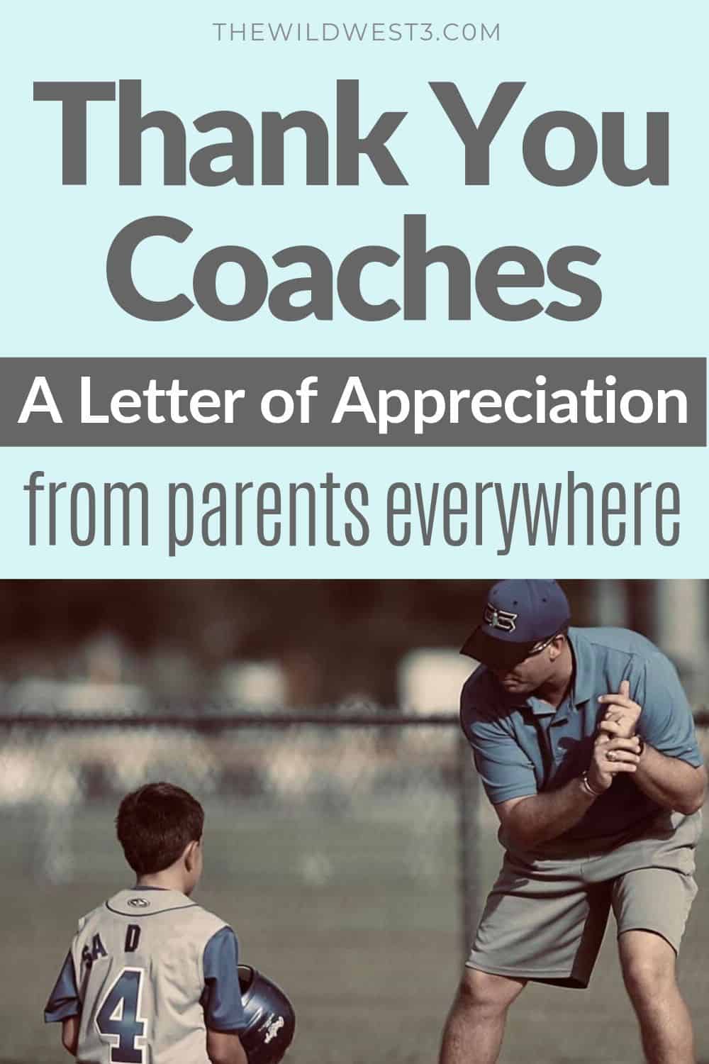 A Thank You Letter to Coach From Parents Everywhere