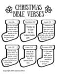 Christmas Bible Verses for Kids - Free Printable Memory Verses