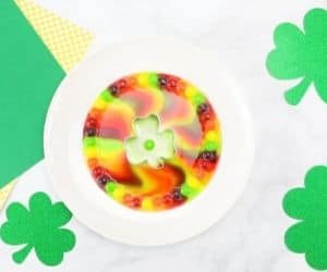 St. Patrick's Day Rainbow Science Activity for Kids
