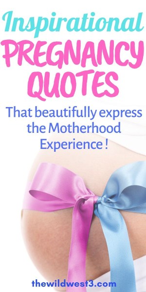 inspirational quotes about pregnancy pin image
