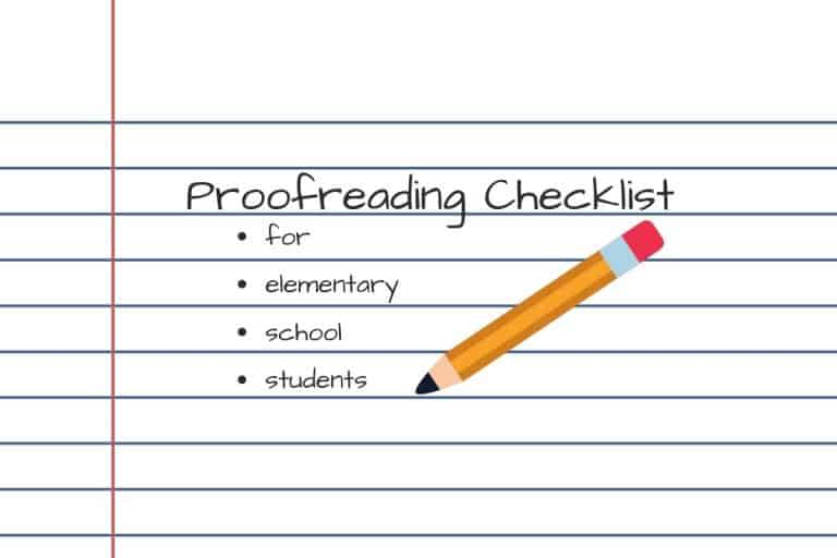 Proofreading Checklist for Students Printable – A Helpful Editing Tool