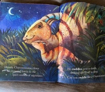dinosaur bedtime story pages sample
